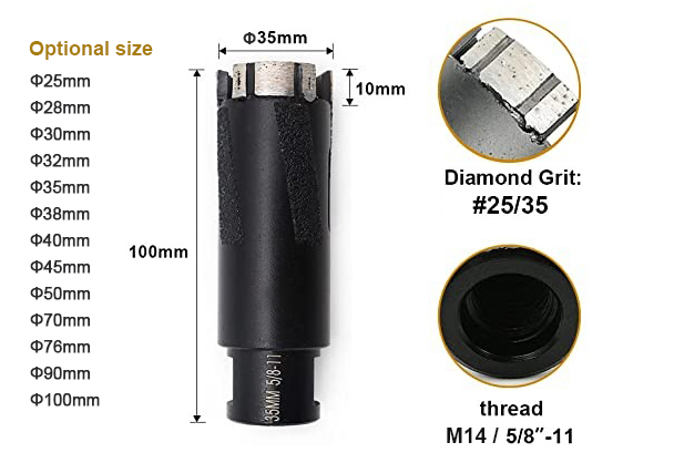 Khoan đ&aacute; granit