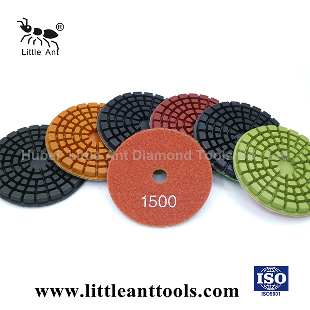 Tấm nhựa vuông POILshing Pad cho bê tông khô và ướt sử dụng công nghiệp 4inch