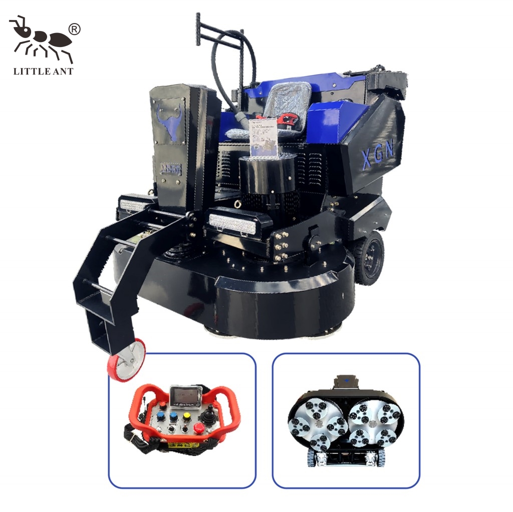 Máy mài hai đĩa thông minh điều khiển từ xa LITTLE ANT Ride-on XGN-1666 Bull Grind King