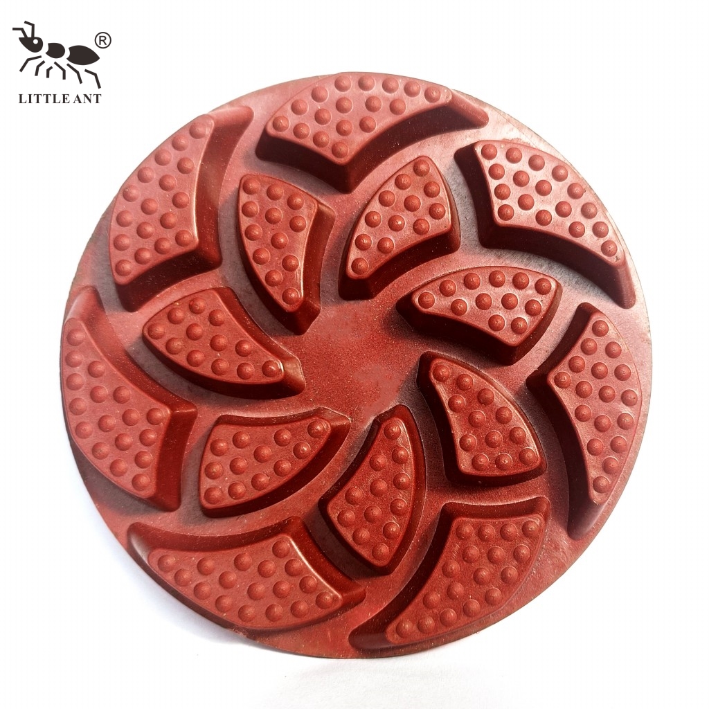Little Ant Mới 4inch Red Spider 10mm Bê tông Kim cương Bêlom Sàn để xi măng Đá Terrazzo