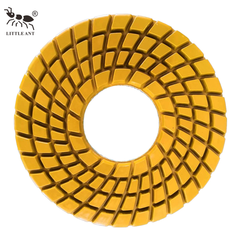 Little Ant 250mm 10 inch nhựa Polishing Pad xoắn ốc cho công cụ điện Công cụ đá granit đá cẩm thạch thạch anh