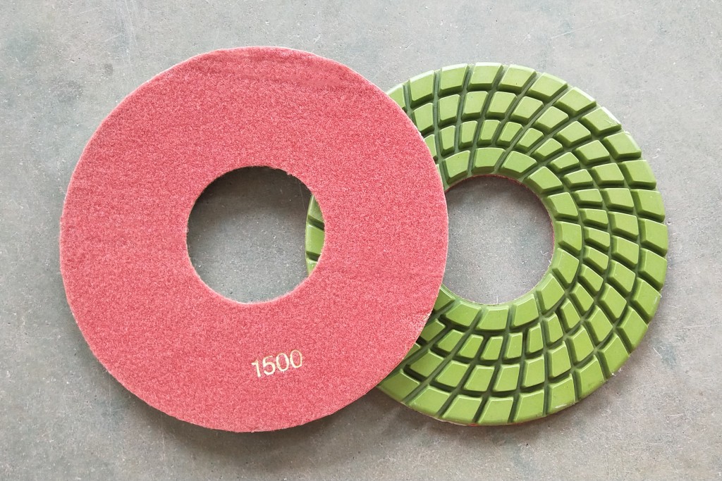 Little Ant 250mm 10 inch nhựa Polishing Pad xoắn ốc cho công cụ điện Công cụ đá granit đá cẩm thạch thạch anh