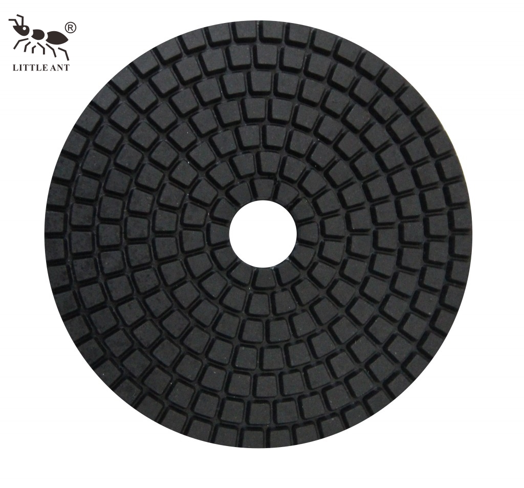 Little Ant 4 inch & 5 inch & 6 inch Squre Wet Polishing Pad True 7 bước cho đá kim cương ép nóng được thiết kế