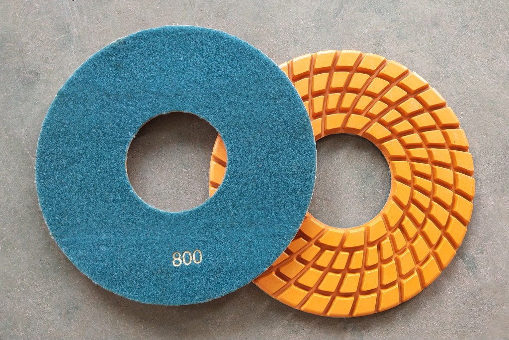 Little Ant 250mm 10 inch nhựa Polishing Pad xoắn ốc cho công cụ điện Công cụ đá granit đá cẩm thạch thạch anh