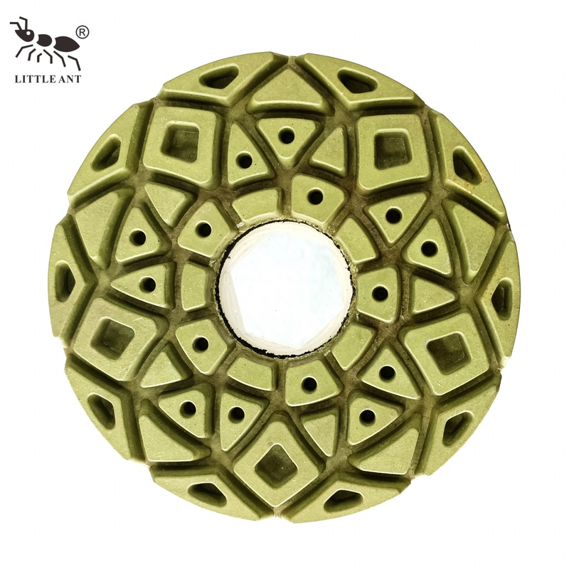 Little Ant Snail Lock 5inch 125mm nhựa Polishing cạnh với PVC Backer Granit Marble Terrazzo Quartz