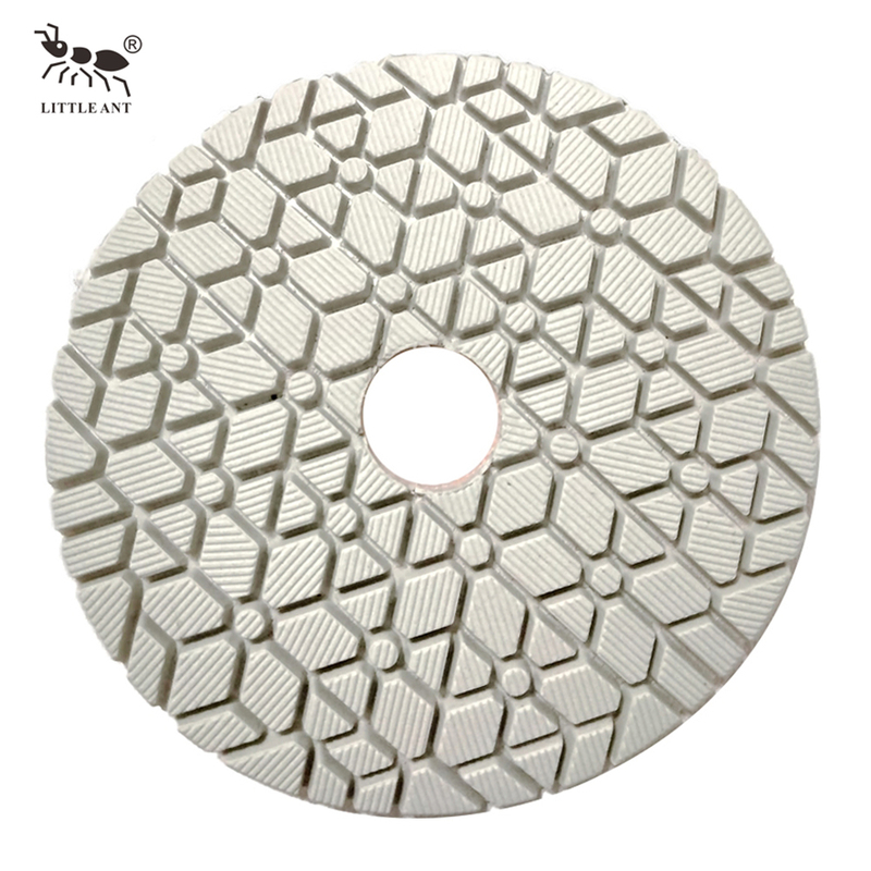 Little Ant 3 bước trụ cột kim cương Polishing Pad linh hoạt cho đá đá Đá đá granit Terrazzo bê tông đá vôi