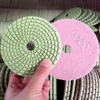 Little Ant 3inch 4inch 7inch Diamond Spirl Spirl Polishing Pads True Màu sắc cho bê tông đá đá granit thạch anh Terrazzo Counter