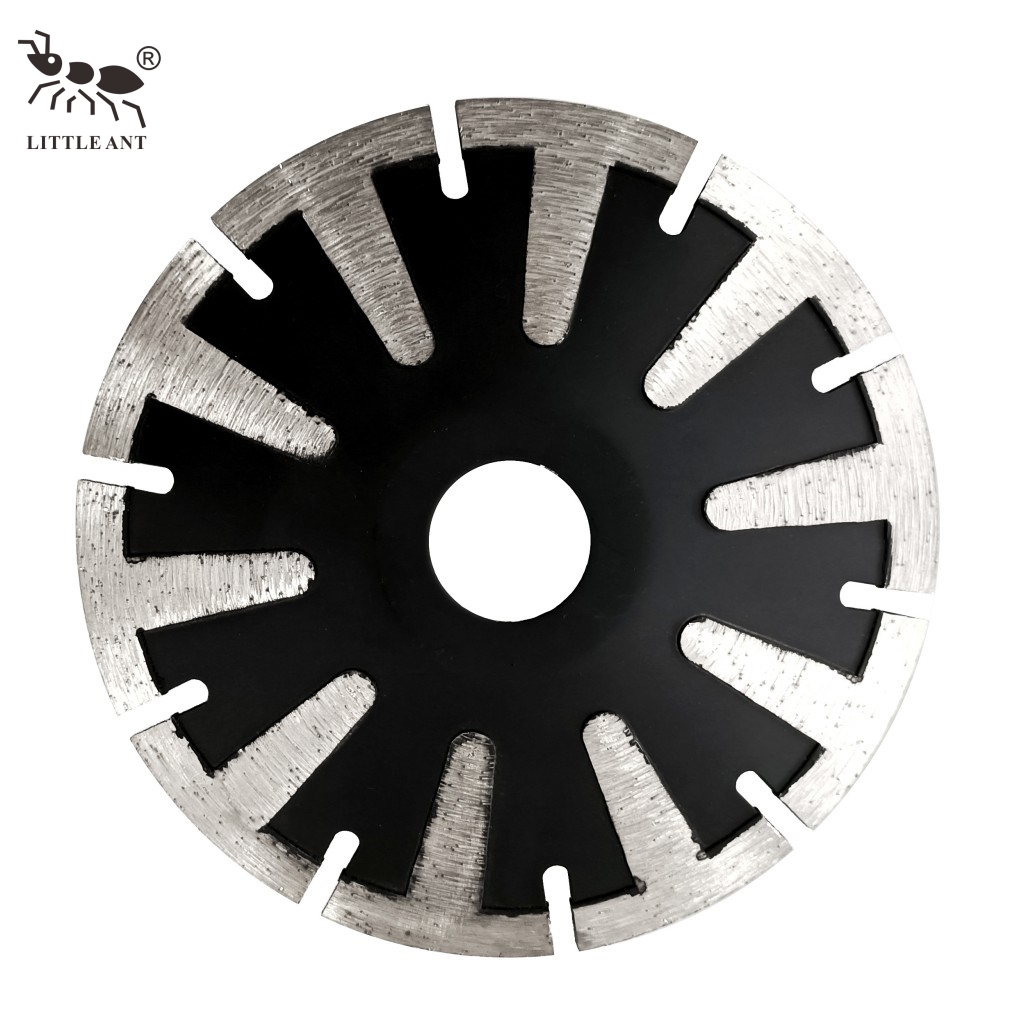 Little Ant ConcaVe T Segment Blade 125mm 5 innch Grooving trên Granit Marble Bond Protection Protection 