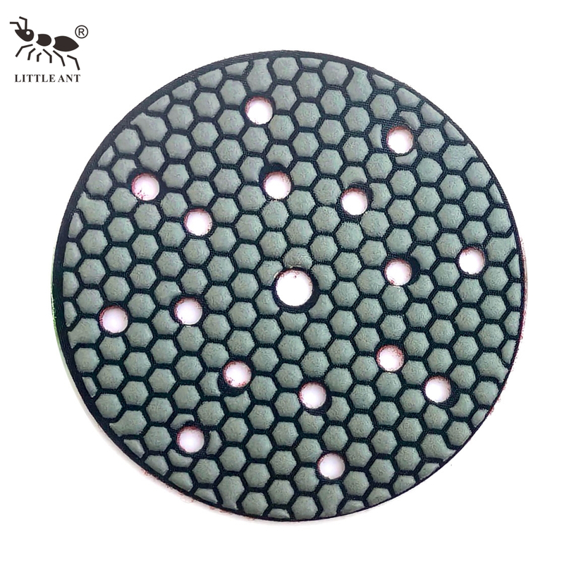 Little Ant Multihole Hexagon Polishing Padishing cho máy mài cầm tay của đá granit đá granit bằng đá cẩm thạch