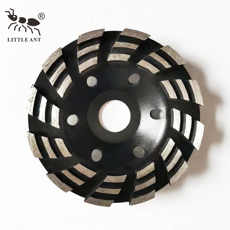 Little Ant 4 inch Cup Bánh xe 100mm Đường kính gấp đôi hình dạng 12 phân đoạn