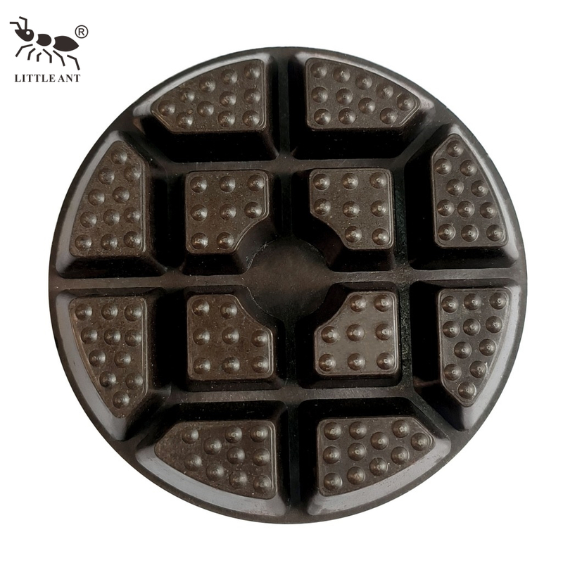 KIẾN NHỎ MỚI 3 inch 4 inch King of Bull 3 Loại Hình Dạng Kim Cương Tấm Đánh Bóng Sàn Bê Tông