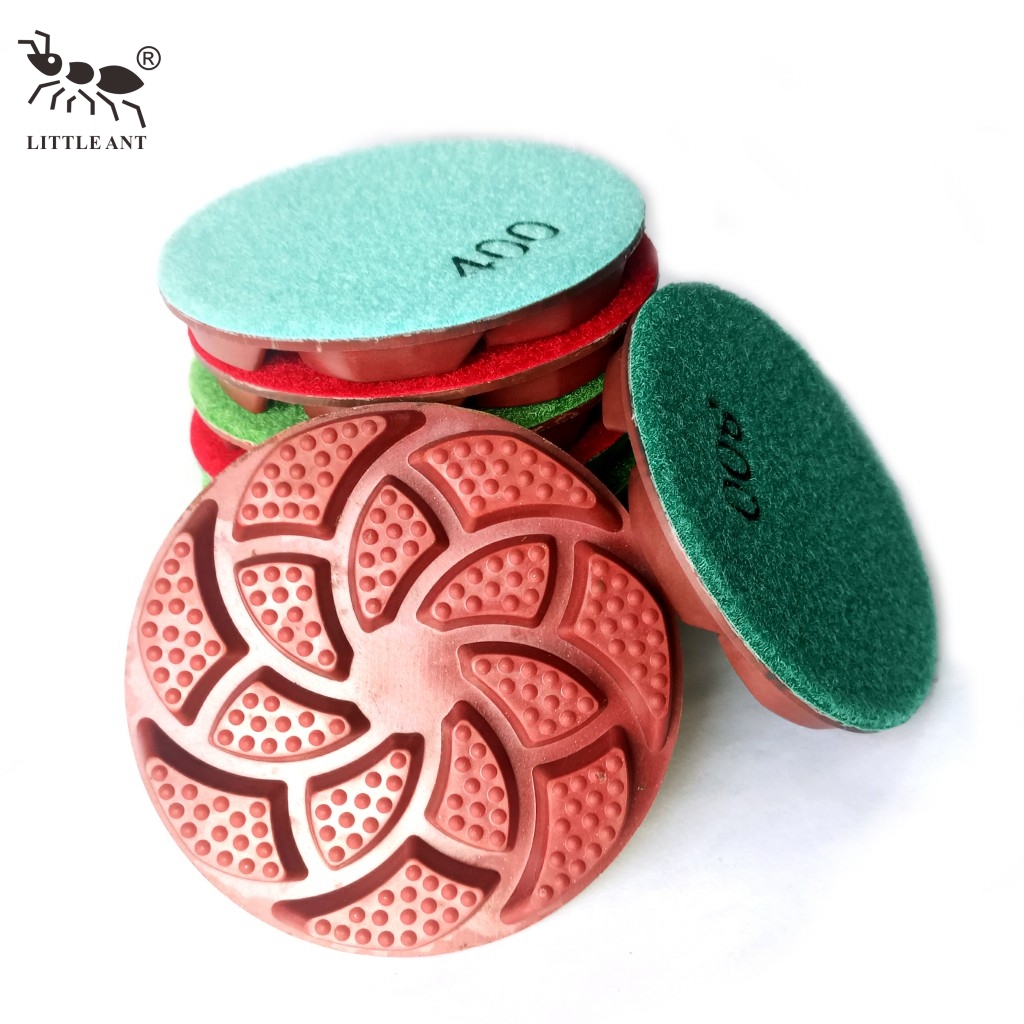 Little Ant Mới 4inch Red Spider 10mm Bê tông Kim cương Bêlom Sàn để xi măng Đá Terrazzo