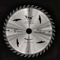 9 inch 40 răng TCT Wood Cắt tròn lưỡi cưa