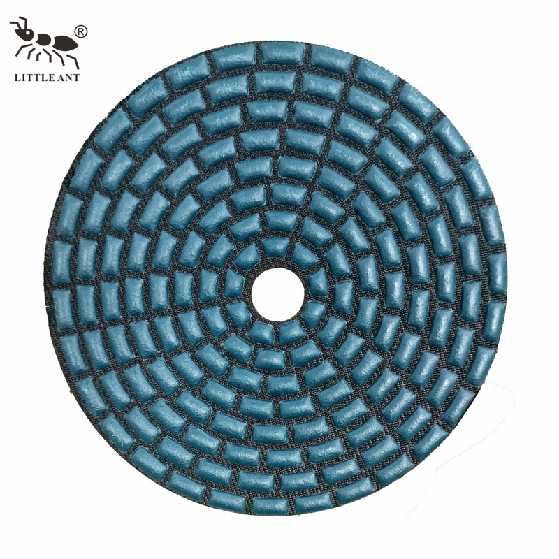 Little Ant 4inch Quadrilatal Diamond Dry Polishing Pad cho các vật liệu khác nhau Bê tông đá đá granit đá cẩm thạch Terrazzo Quartz