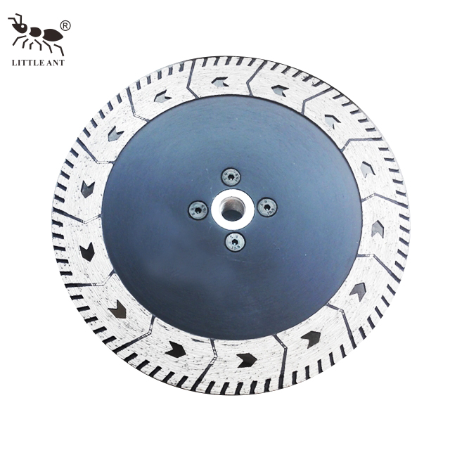 Little Anit Cắt & mài đĩa Kim cương 2 trong 1 Turbo Blade cho bê tông đá sa thạch đá granit