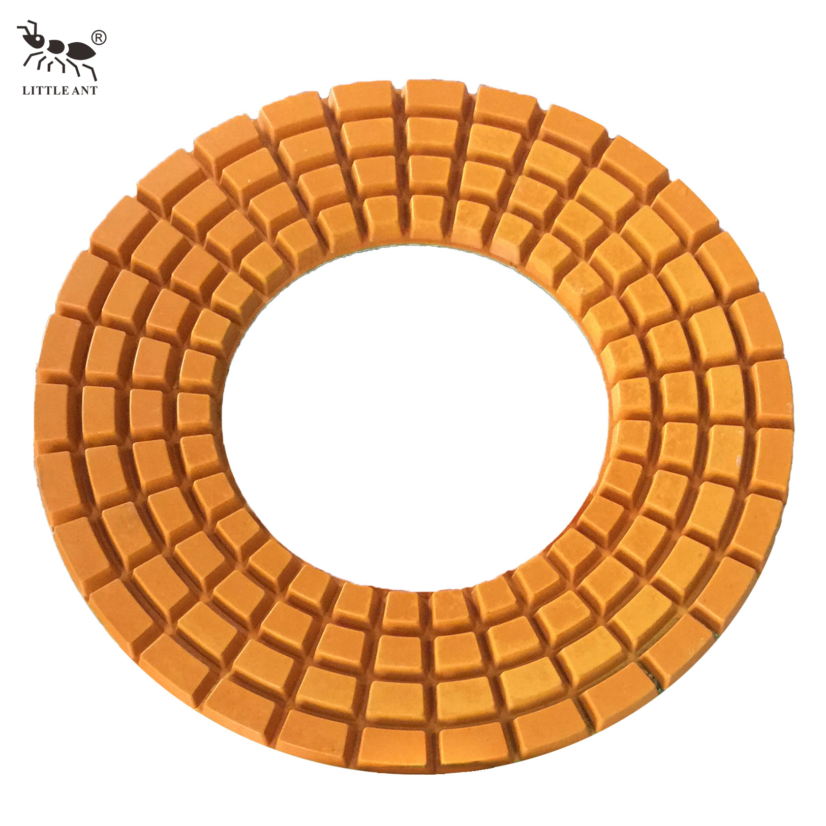 KIẾN NHỎ 320mm Nhựa Sàn Đánh Bóng Lỗ Lớn 4 Hàng cho Dụng Cụ Điện Đá Hoa Cương Đá Cẩm Thạch Terrazzo Thạch Anh