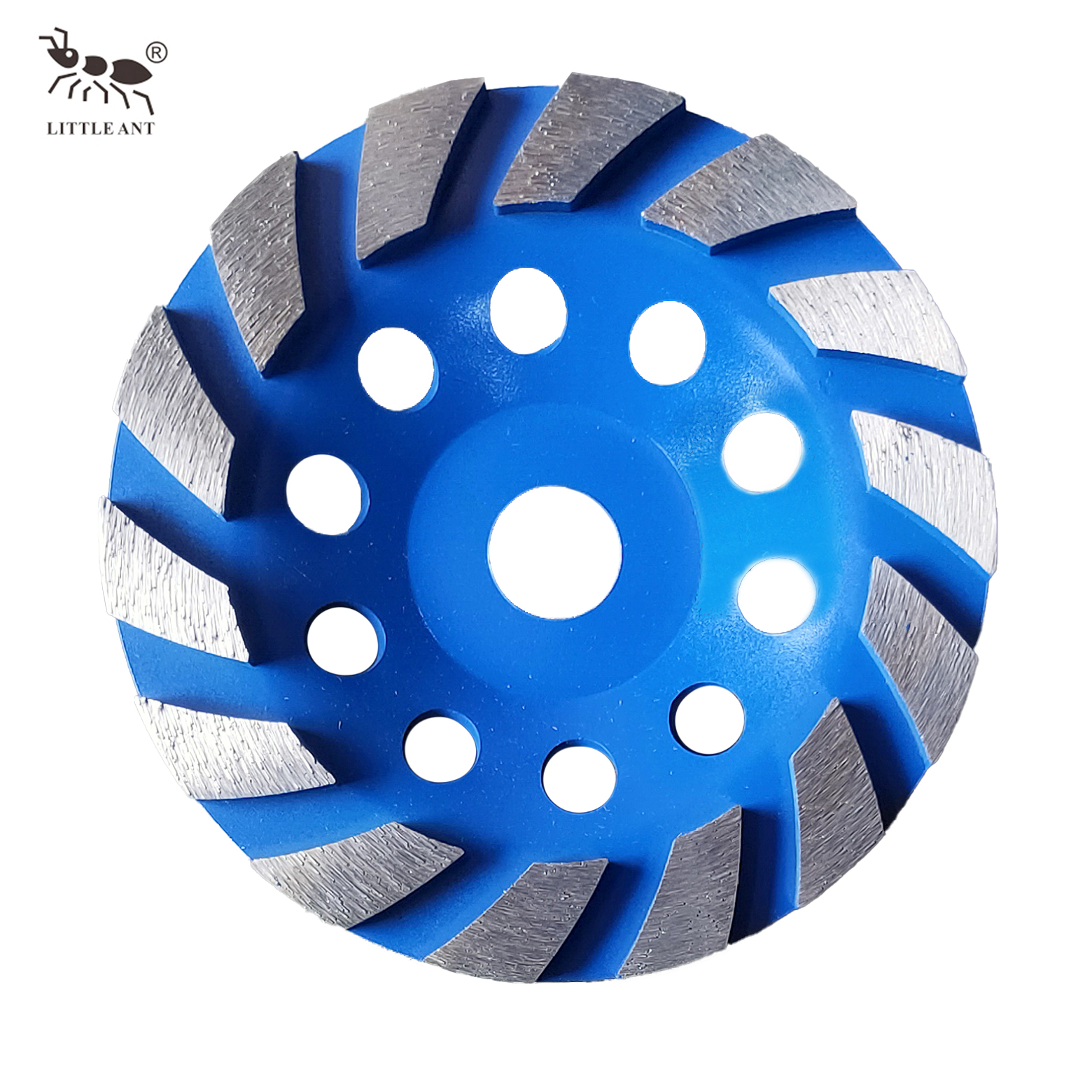 Bánh xe cốc kim cương tròn LITTLE ANT 3in 4in 5in 6in 7in Dụng cụ mài mòn cho bê tông