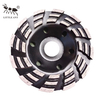 Little Ant 4 inch Cup Bánh xe 100mm Đường kính gấp đôi hình dạng 12 phân đoạn