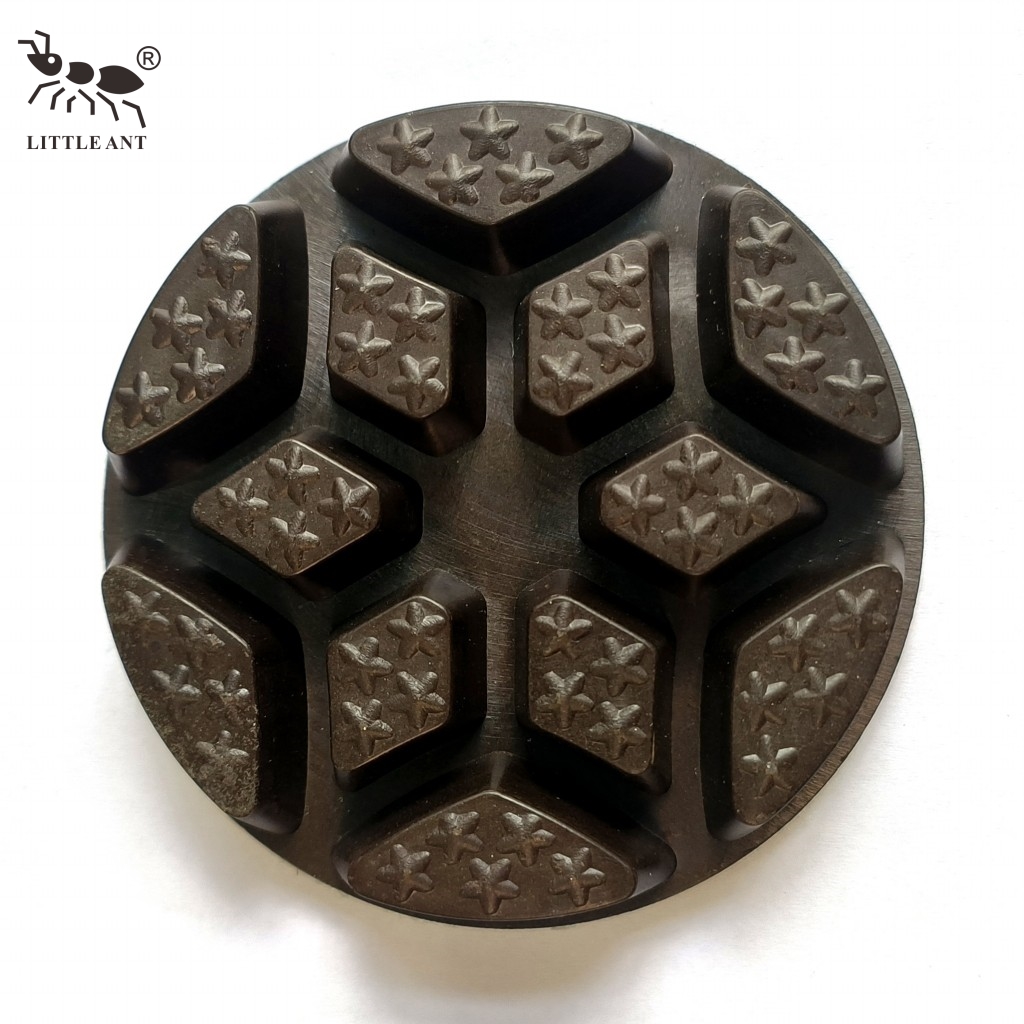 LITTLE ANT NEW 3 inch Bumblebee Flame Star Diamond Sàn bê tông đánh bóng Pad