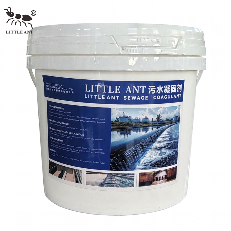 Chất làm rắn nước thải LITTLE ANT Chất làm đông nước thải để đánh bóng đá và xử lý nước